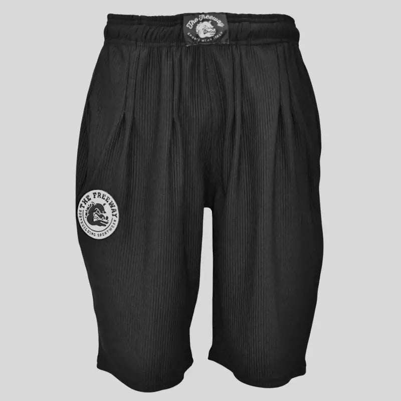 Bermuda Bodybuilding Nero - Art.10080 - S / Nero / Cotone 90% , Elastan 10% - Bermuda Bodybuilding