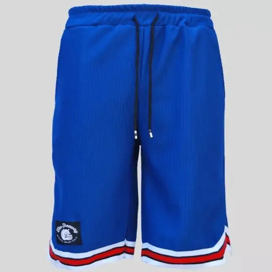 Bermuda Shorts Basket Blu - Art.1503 🏀 - S / Blu / 95% Poliestere, 5% Elastan - Shorts Bodybuilding Basket