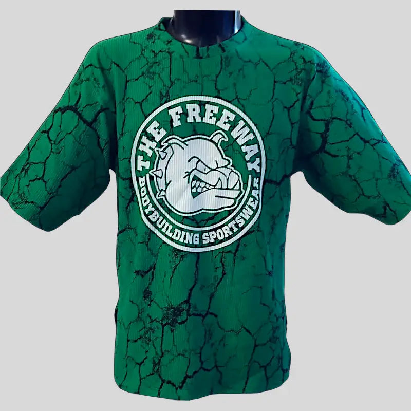 Bodybuilding Rag Top Stondata - Marmorizzato Verde - Art. 2272 - Bodybuilding Rag Top