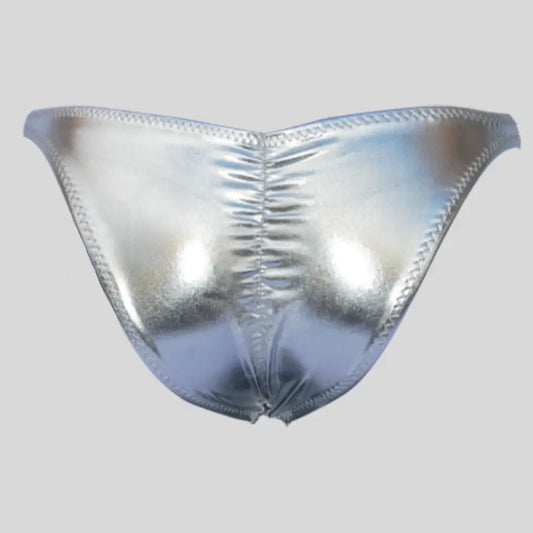 Costume Bodybuilding Slip Pro Argento - Art.Dn108 - Costume Competizione