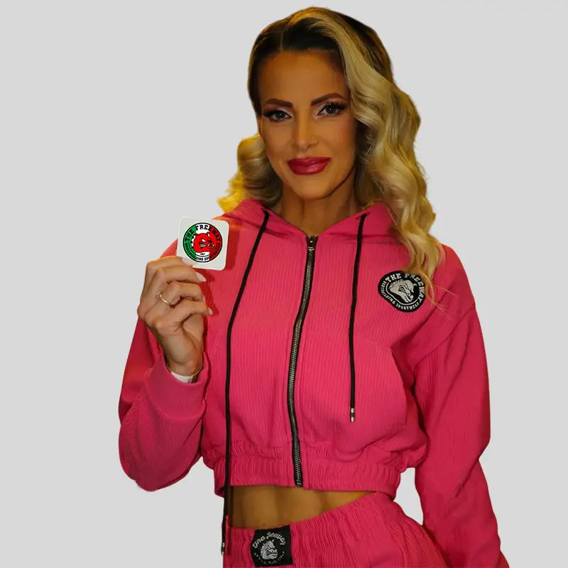 Pitbull Donna Zip-Cappuccio Giacca con Cappuccio Ladeta Nero