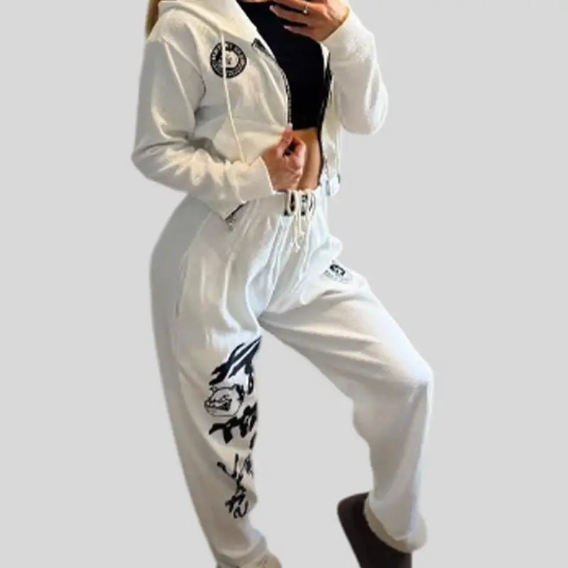 Giacca Donna Con Cappuccio Bianco - Art.6586 - Giacca con Cappuccio