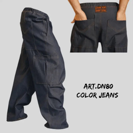 Jeans Unisex Bodybuilding Art.DN80 - Pantaloni Bodybuilding Unisex