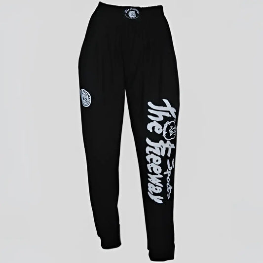 Pantaloni Allenamento Bodybuilding Unisex Nero - Art.252 - XS / Nero / 95% Poliestere, 5% Elastan - Pantaloni