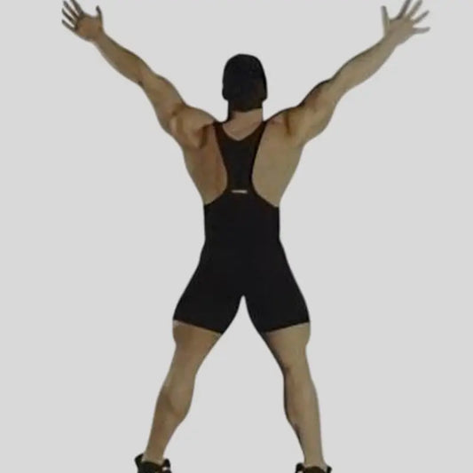 Salopette Elasticizzata Per Squat - D0072 - Salopette Elasticizzata per Squat