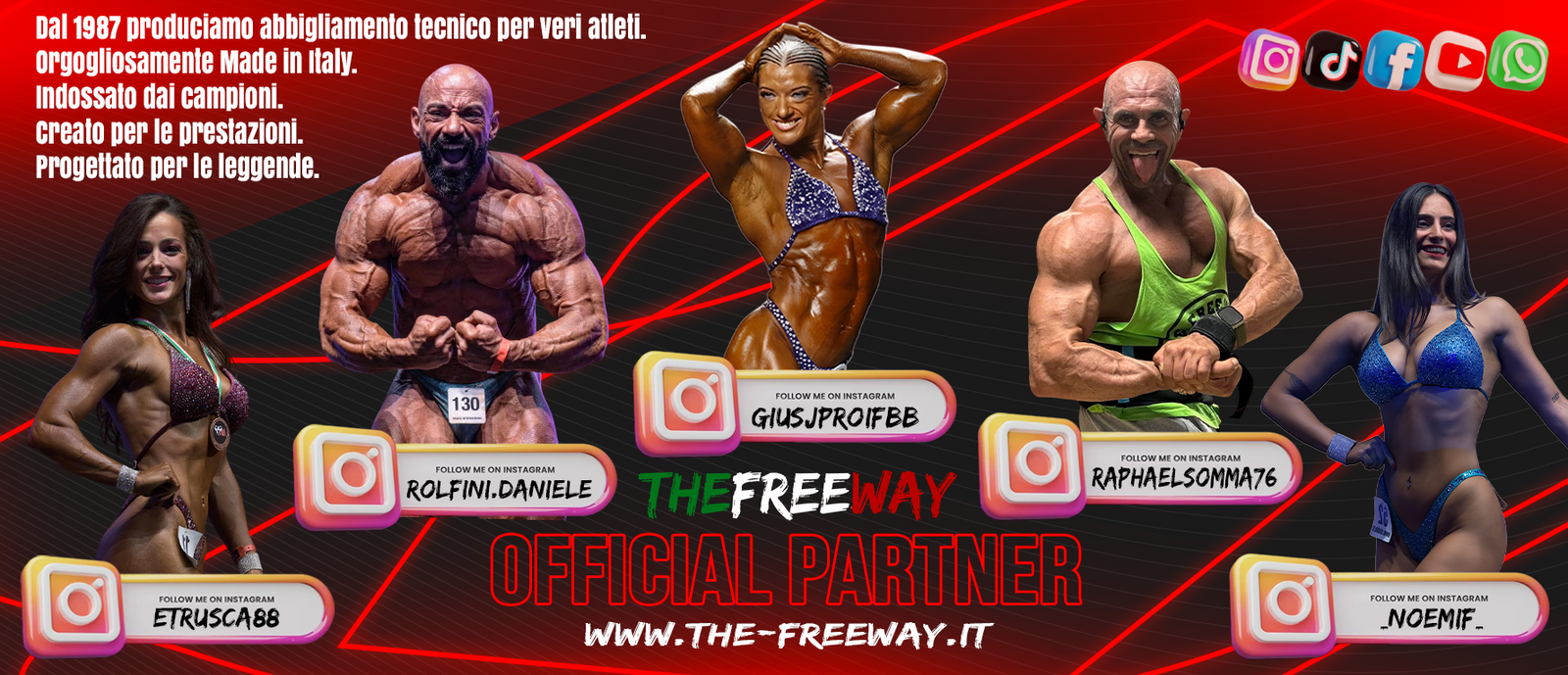 Thefreeway Sportswear® Italy | Abbigliamento sportivo Made in Italy