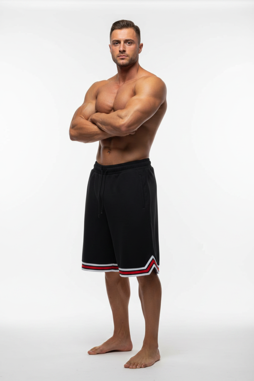 Bermuda Shorts Basket Nero - Art.1503 