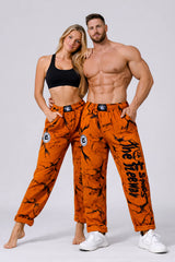 Pantaloni Allenamento Bodybuilding Unisex Senape Marmorizzato - Art.252