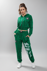 Completo Donna Verde Marmorizzato - Art.7870