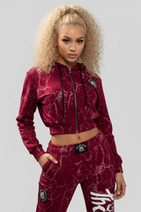 Completo Donna Bordeaux Marmorizzato - Art.7870