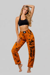 Pantaloni Allenamento Bodybuilding Unisex Senape Marmorizzato - Art.252