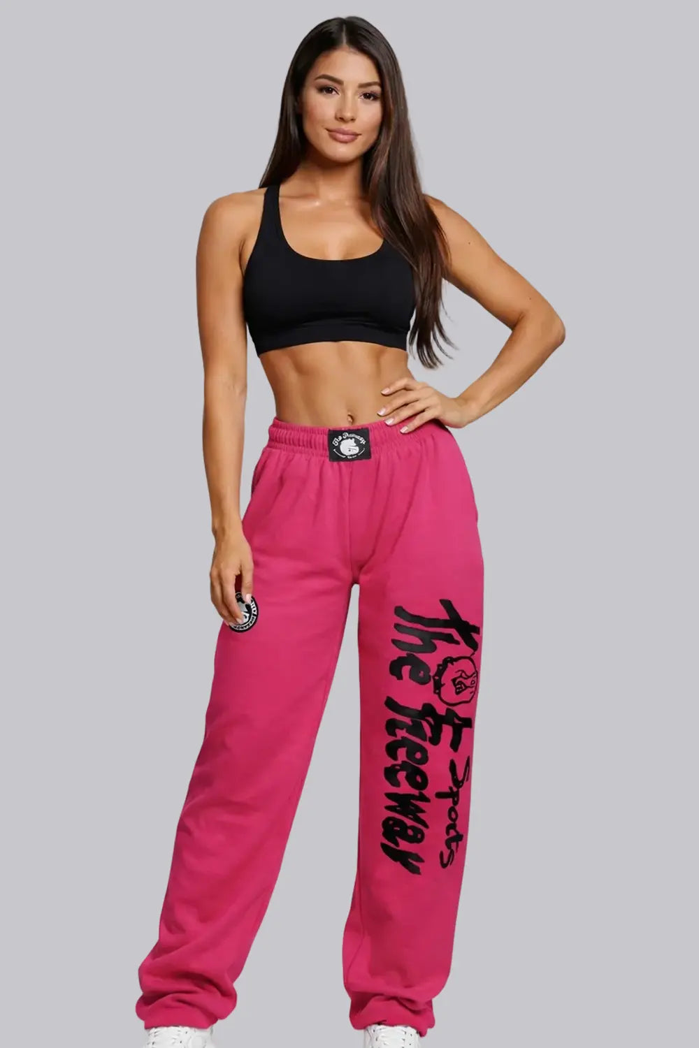 Pantaloni Allenamento Bodybuilding Fucsia - Art.252
