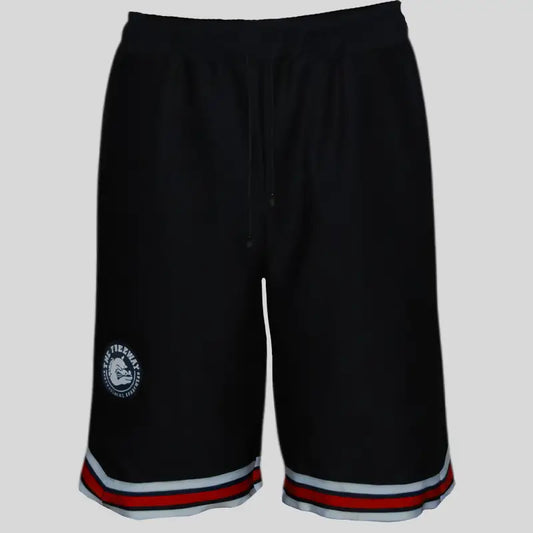 Bermuda Shorts Basket Nero - Art.1503 🏀 - S / Nero / 95% Poliestere, 5% Elastan - Shorts Bodybuilding Basket