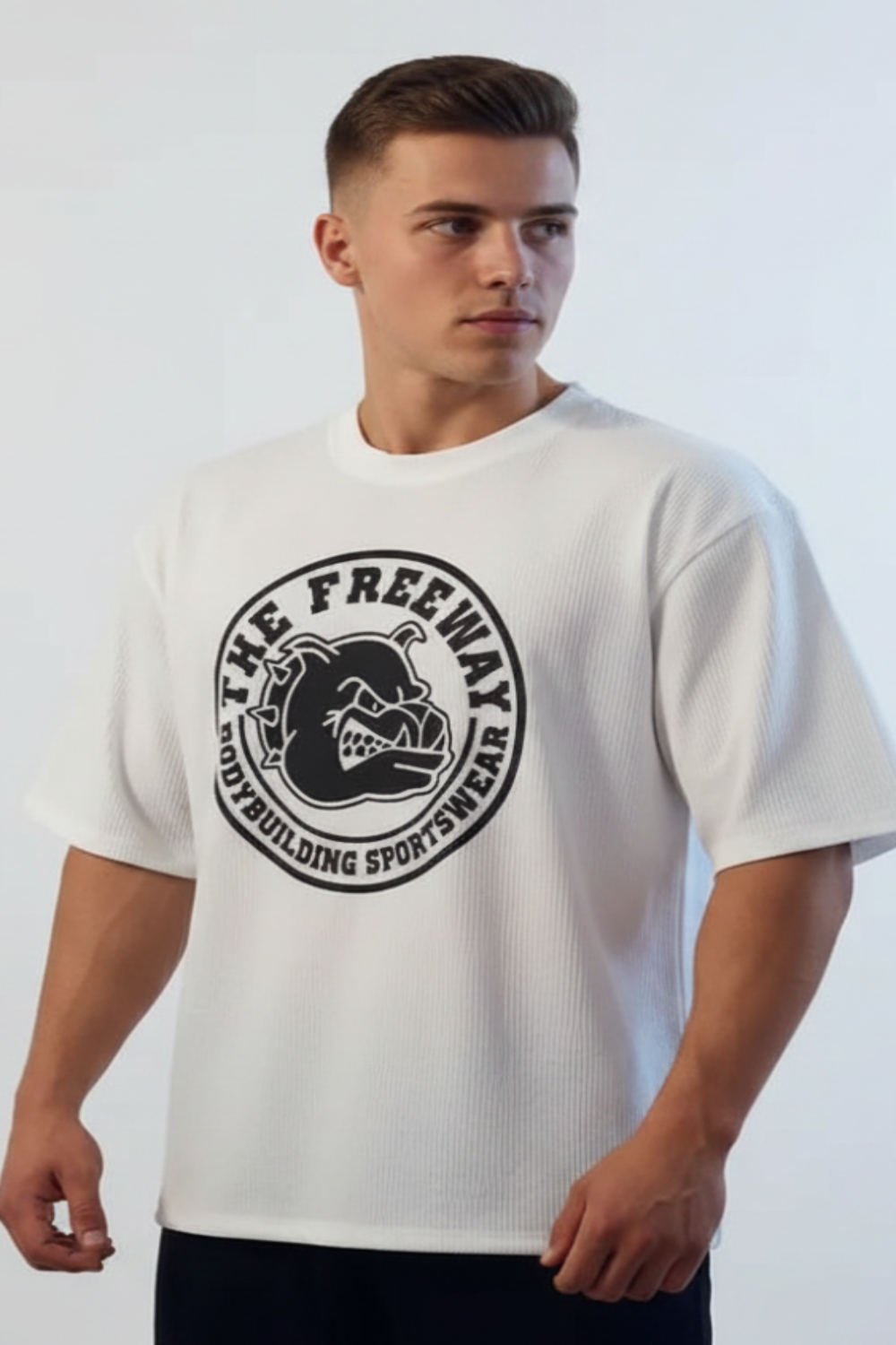 Bodybuilding Rag Top Stondata - Bianco - Art. 2272