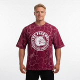 Bodybuilding Rag Top Stondata - Marmorizzato Bordeaux - Art. 2272