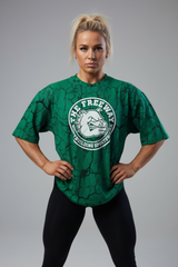 Bodybuilding Rag Top Stondata - Marmorizzato Verde - Art. 2272