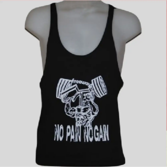 Canotta Big Gym Tank Top Vogatore Nero - Art. 2221 🏋️‍♂️ - S / Nero / Cotone 95% , Elastan 5% - Big Gym Tank Top