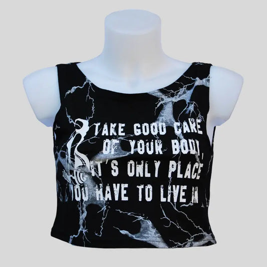 Canotta Rag Top Donna Marmorizzato Nero - Art.6042 - XS / Marmorizzato Nero / Cotone 95% , Elastan 5% - Rag Top donna