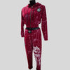 Completo Donna Bordeaux Marmorizzato - Art.7870 - XS / Marmorizzato Bordeaux - Completo donna
