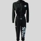 Completo Donna Nero - Art.7870 - XS / 95% Poliestere, 5% Elastan - Completo donna