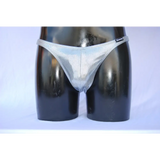 Costume Bodybuilding Slip Argento - Art.Dn109 - S / Argento / Lycra Laminato - Costume Competizione