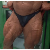 Costume Bodybuilding Slip Nero- Art.Dn109 - Costume Competizione