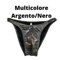 Costume Bodybuilding Slip Nero Multicolore - Art.Dn109
