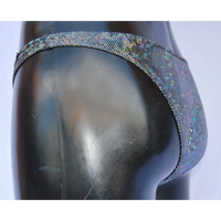 Costume Bodybuilding Slip Nero Multicolore - Art.Dn109
