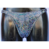 Costume Bodybuilding Slip Nero Multicolore - Art.Dn109 - S