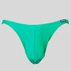 Costume Bodybuilding Slip Verde Tinta Unita - Art.Dn107 - S / Verde / Lycra - Costume Competizione