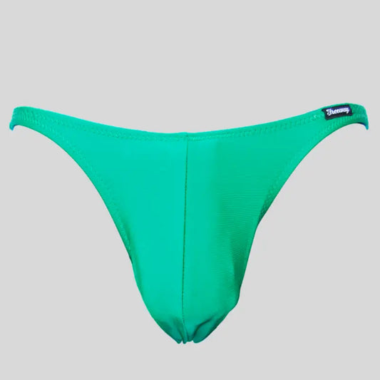 Costume Bodybuilding Slip Verde Tinta Unita - Art.Dn107 - S / Verde / Lycra - Costume Competizione