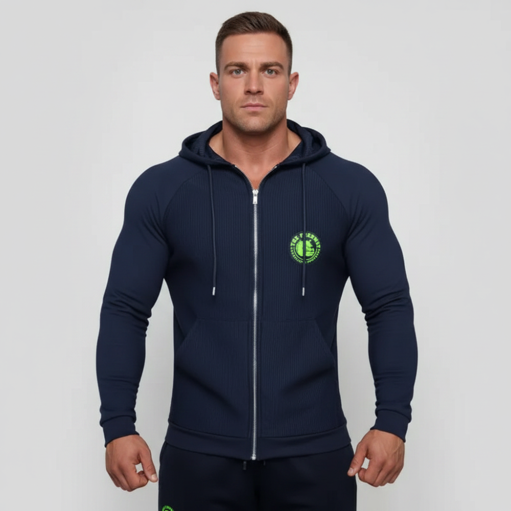 Giacca Con Zip E Cappuccio - Art. 6328
