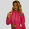 Giacca Da Donna Con Cappuccio Fucsia - Art.6586 - Giacca con Cappuccio