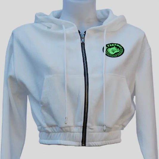 Giacca Donna Con Cappuccio Bianco - Art.6586 - Giacca con Cappuccio