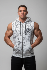 Gilet Con Zip E Cappuccio - Art. 5052