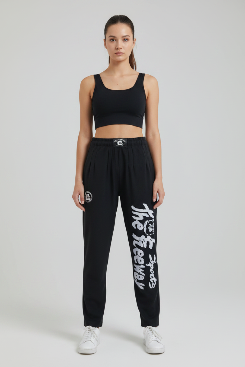 Pantaloni Allenamento Bodybuilding Unisex Nero - Art.252