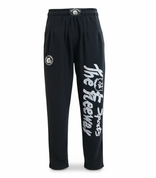 Pantaloni Allenamento Bodybuilding Unisex Nero - Art.252 - Pantaloni Bodybuilding Unisex