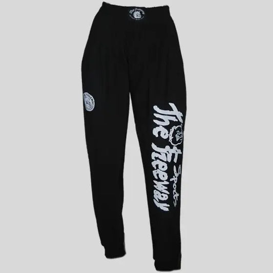 Pantaloni Allenamento Bodybuilding Unisex Nero - Art.252 - XS / Nero / 95% Poliestere, 5% Elastan - Pantaloni
