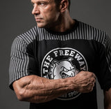Maglia da allenamento per Bodybuilding con inserto bicolore - Art. 2275
